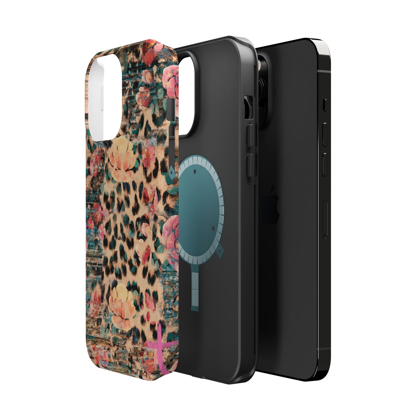 Rustic Floral Leopard - MagSafe iPhone Series Case