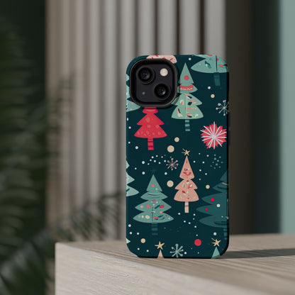 Whimsical Christmas Trees - MagSafe iPhone Series Case