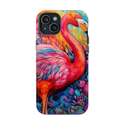 Flamingo Fiesta – Vibrant Flamingo MagSafe iPhone Cases