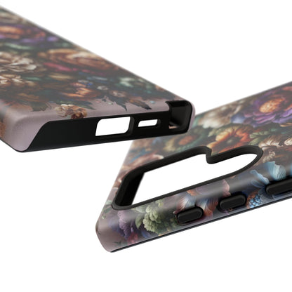 Floral Elegance For Samsung - Protective Dual-Layer Design with Vibrant Full-Wrap Print