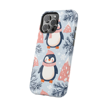 Penguin in Winter Wonderland MagSafe iPhone Case