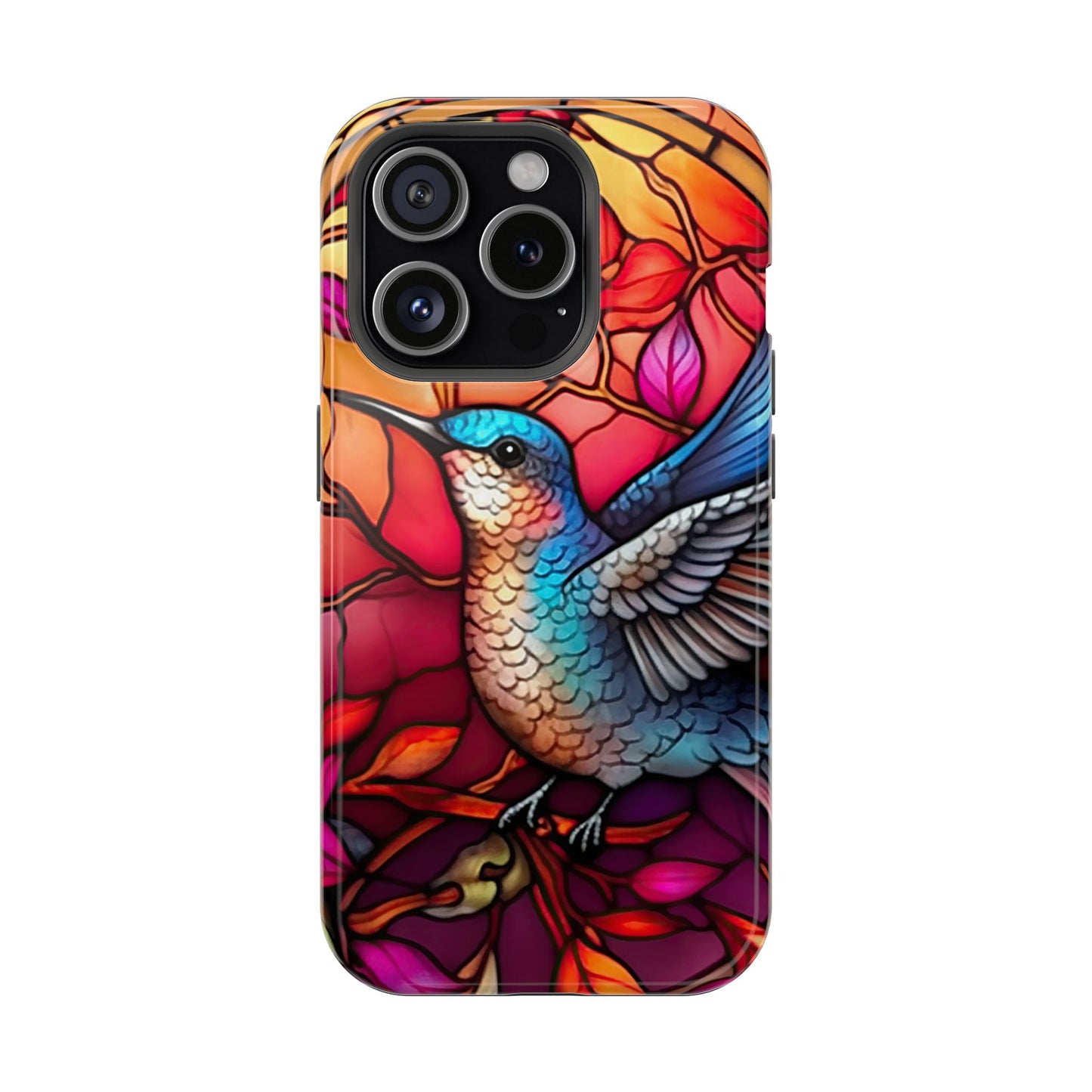 Radiant Multicolor Bird Artwork - MagSafe iPhone Case