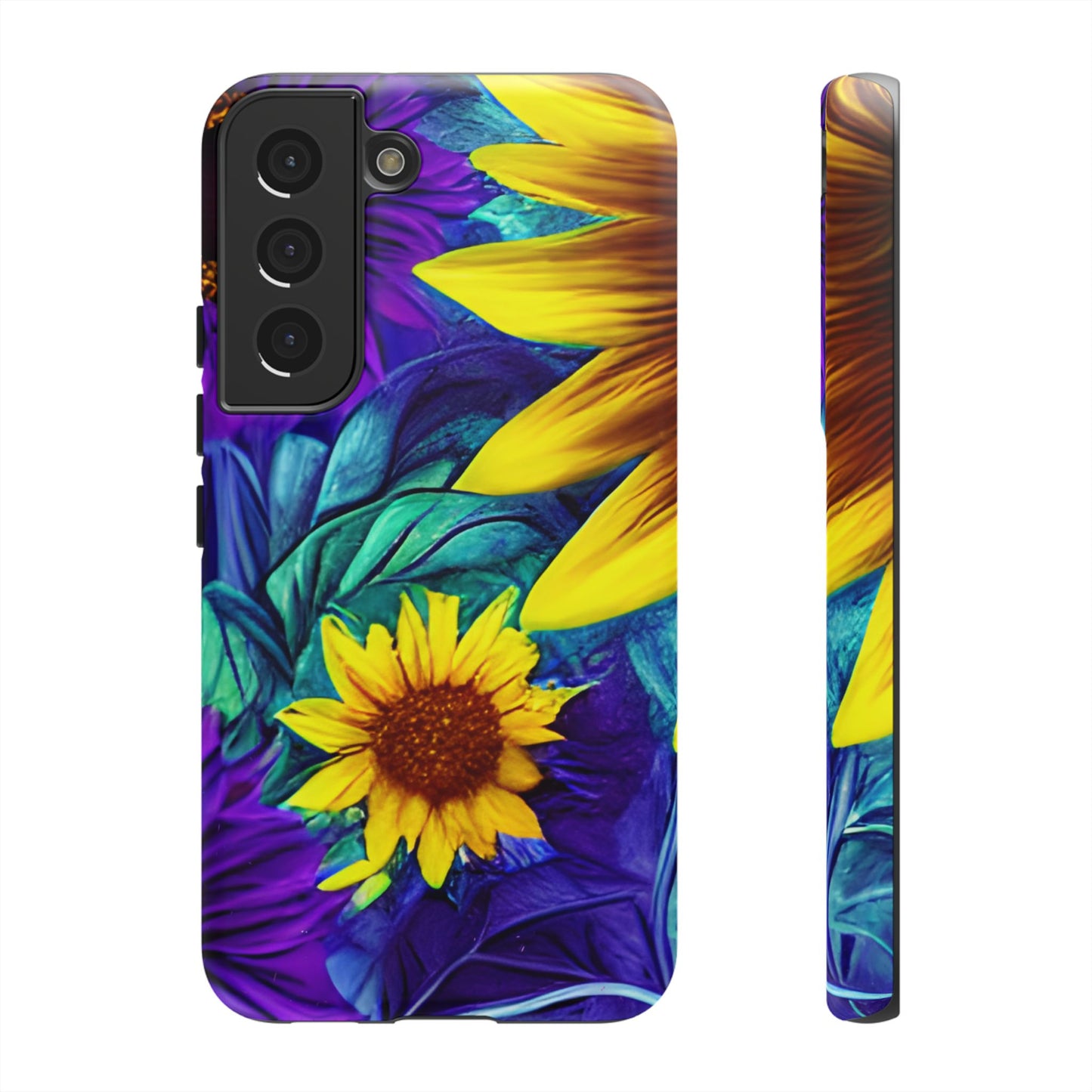 Purple & Gold Sunflower Dream - Samsung Galaxy Series Case