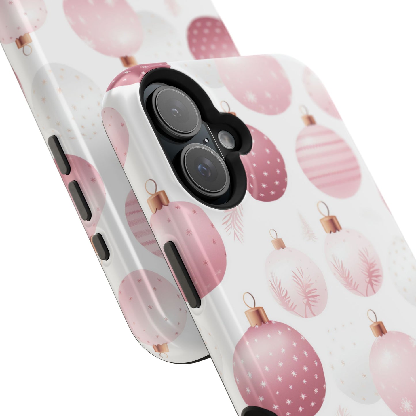 MagSafe iPhone Case: Merry in Pink – Christmas Balls