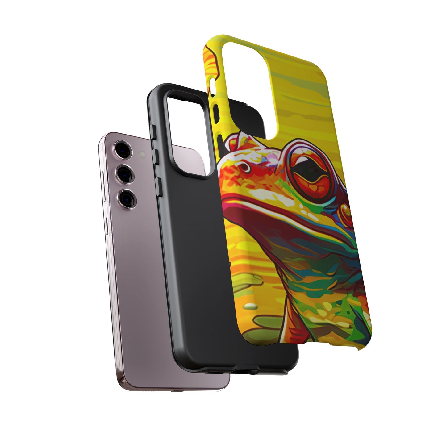 Vibrant Rainbow Frog Design – Samsung Galaxy Case