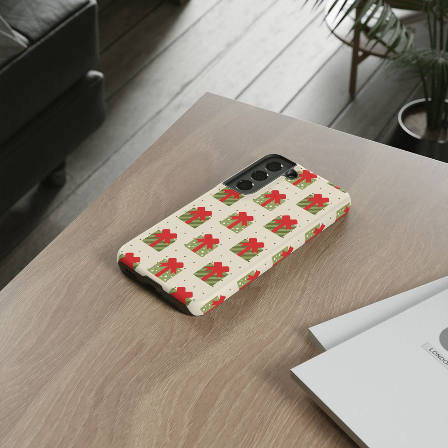 Festive Gift Wrap Pattern - Samsung Galaxy Series Case