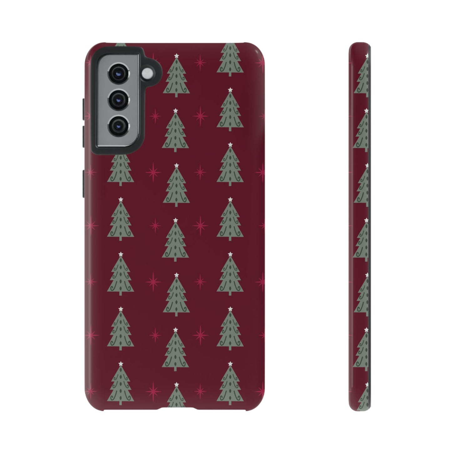 Retro Christmas Tree Pattern – Samsung Galaxy Series Case