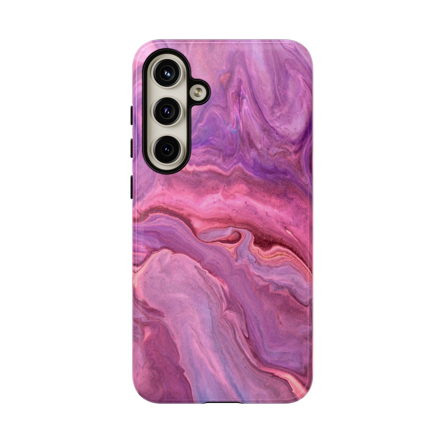 Lavender Dreamscape – Samsung Galaxy Case with Purple & Pink Marble Art