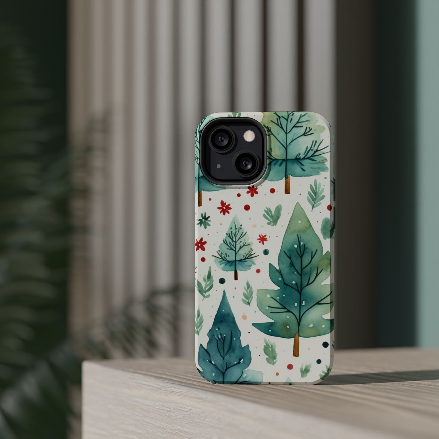 Watercolor Winter Forest - MagSafe iPhone Series Case