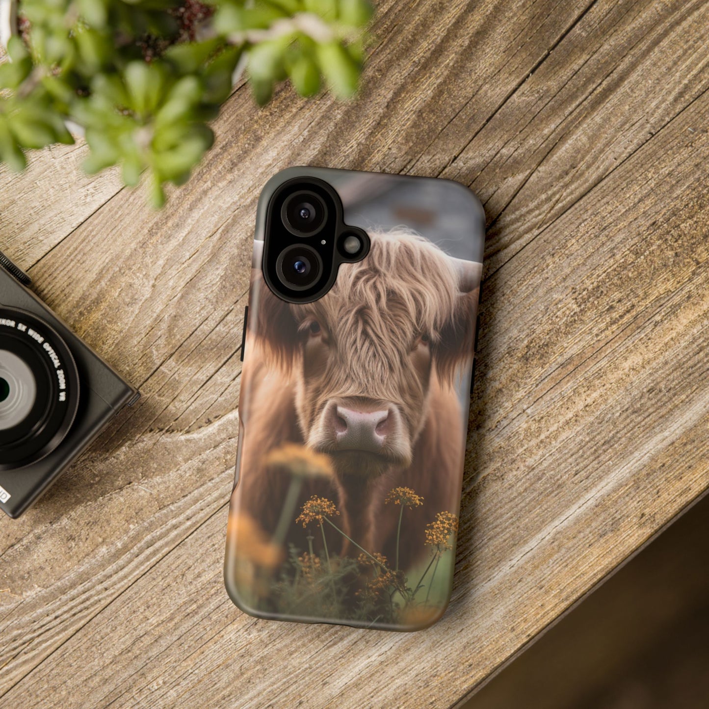 Highland Cow Phone Case | Custom Farmhouse | 10-foot Drop Protection