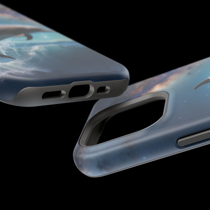 Dolphin Galaxy Splash - MagSafe-Compatible Case