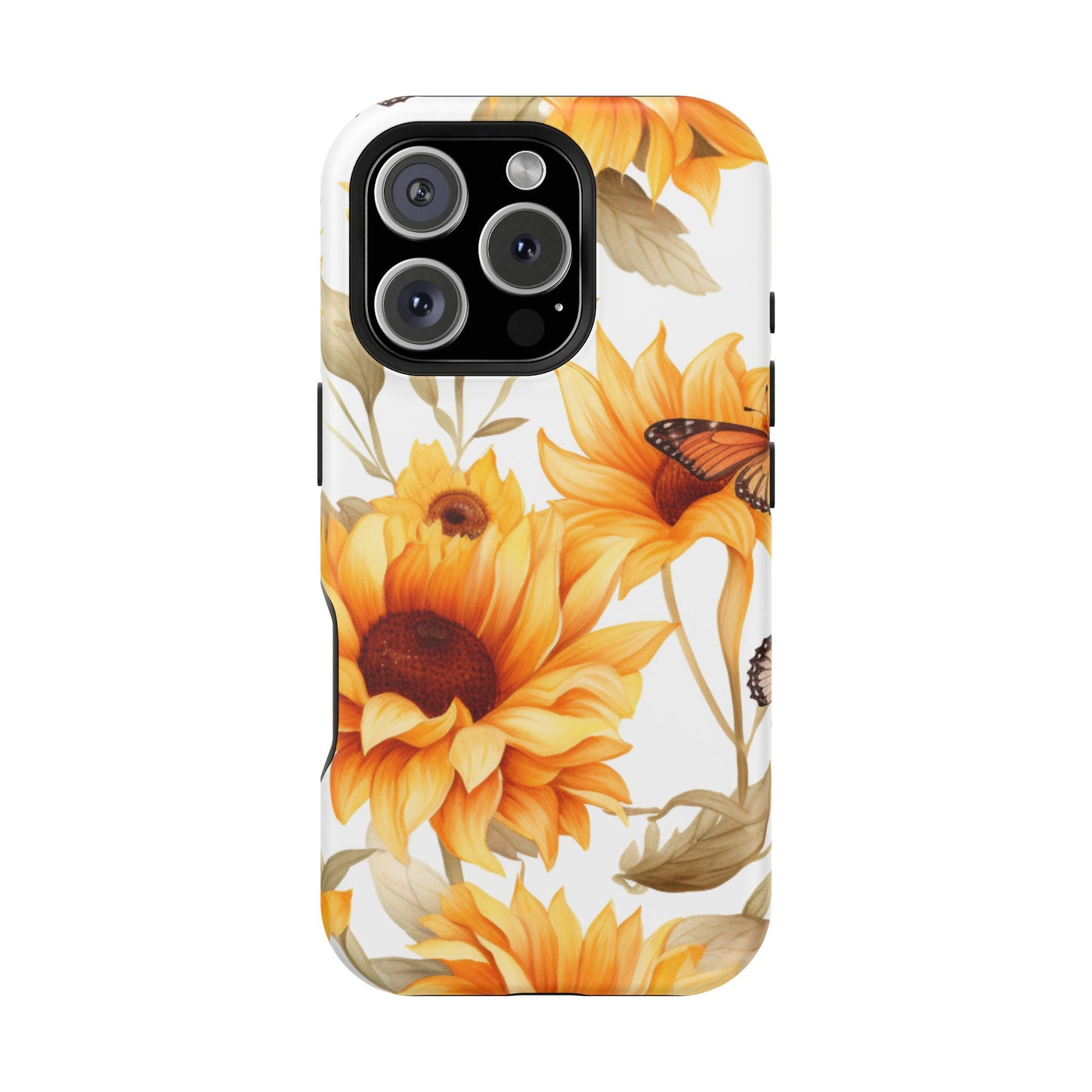 Sunflower & Monarch Garden - MagSafe iPhone Series Case