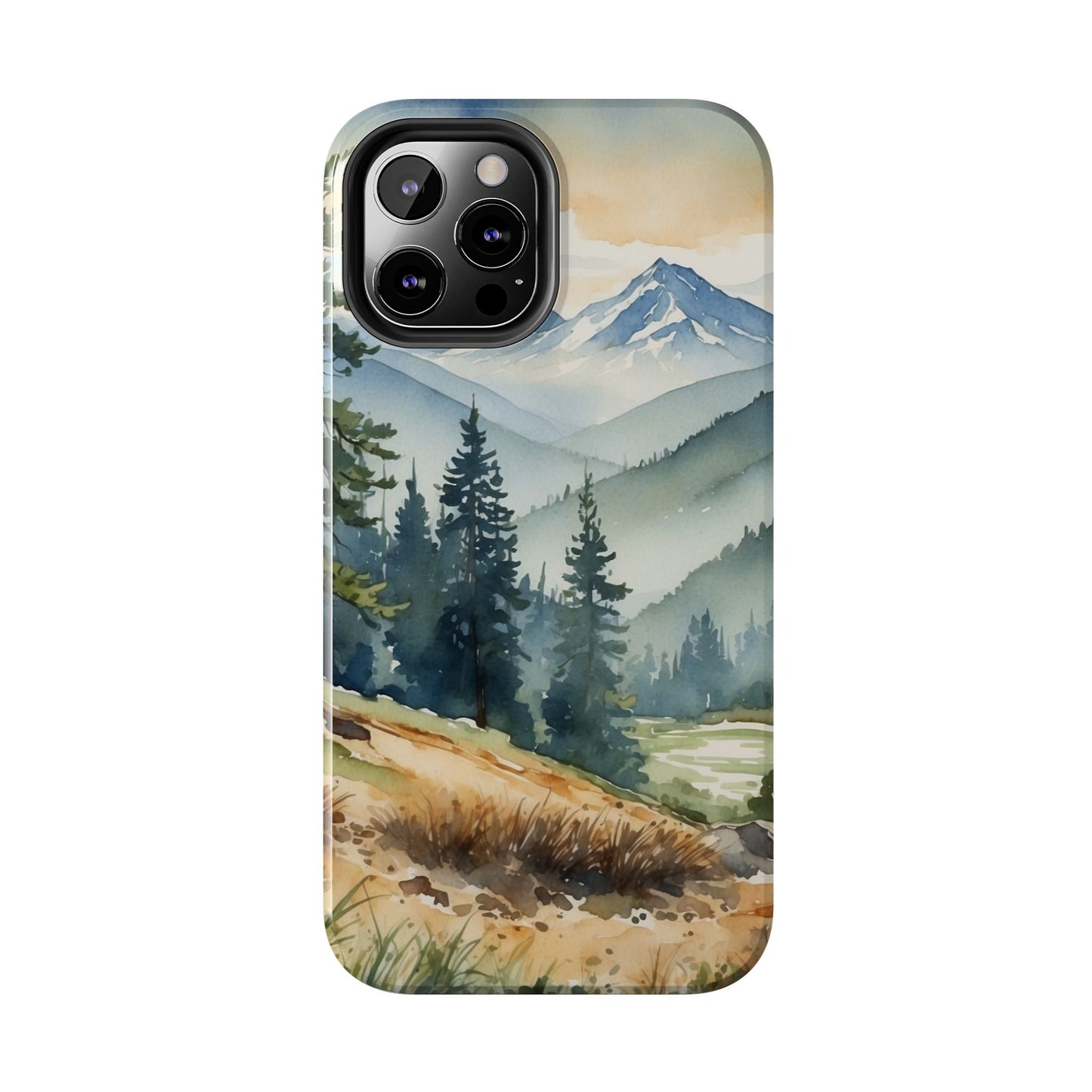 Tranquil Mountain Escape - iPhone Case