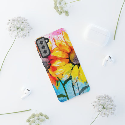 Bold Watercolor Sunflowers - Samsung Galaxy Series Case