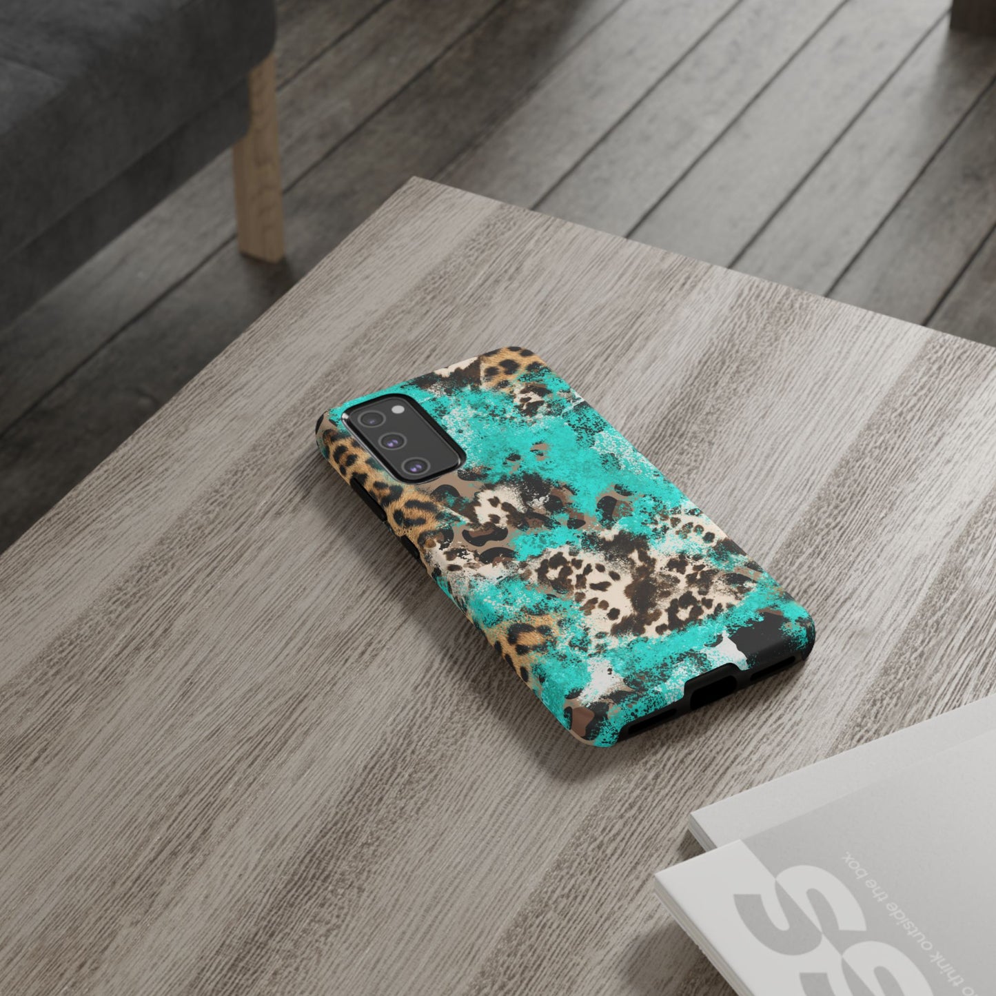 Aqua Splash Leopard - Samsung Galaxy Series Case