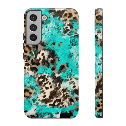 Aqua Splash Leopard - Samsung Galaxy Series Case