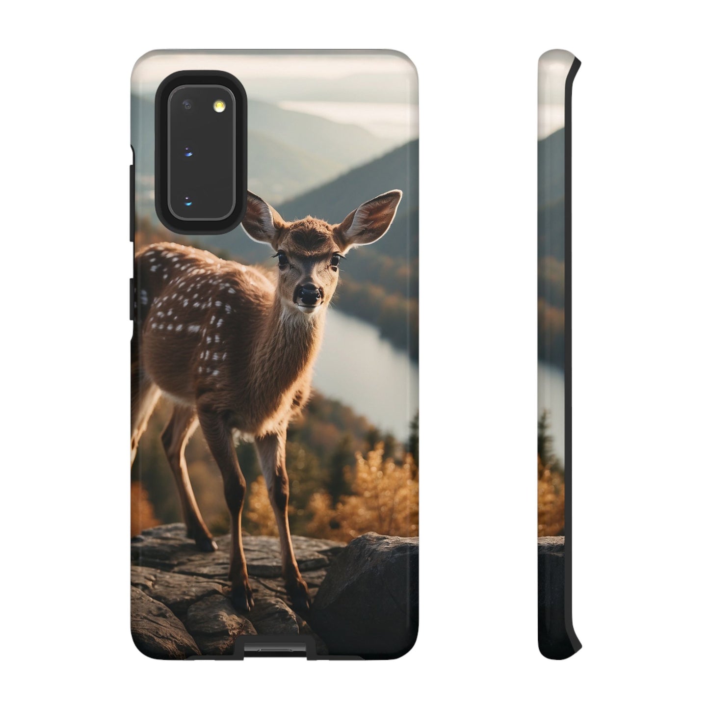 Whimsical Fawn in a Sunlit Forest iPhone Case