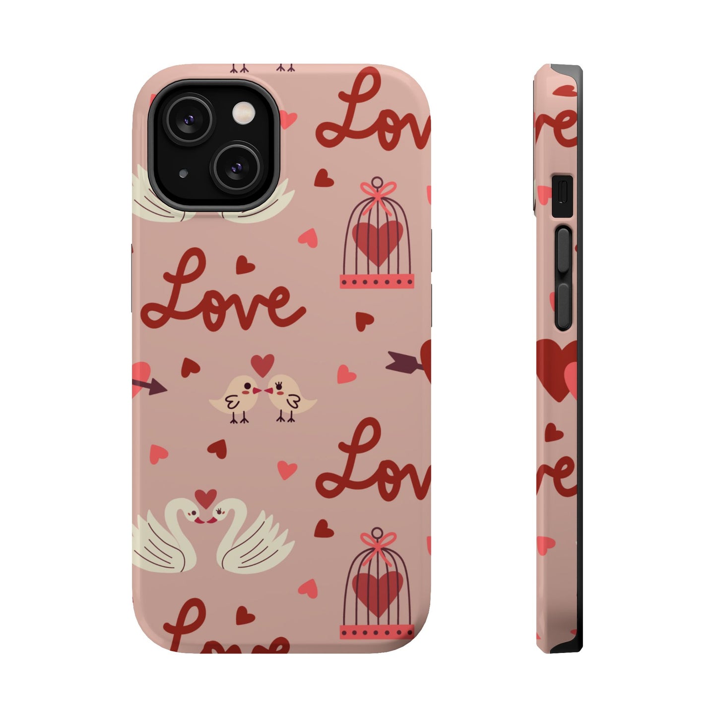 Lovebirds & Swans MagSafe iPhone Case