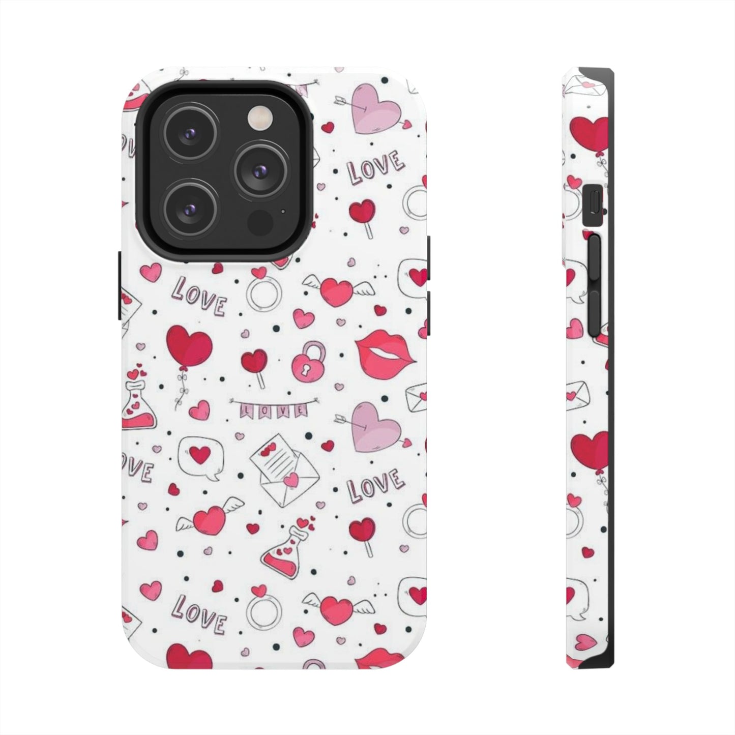 iPhone Case: Romantic Love-Inspired Icons Case