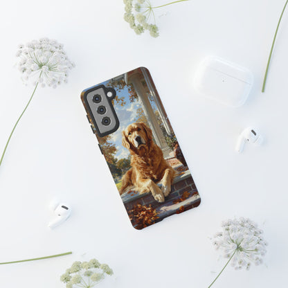 Golden Retriever Autumn Serenity - Samsung Galaxy Series Case