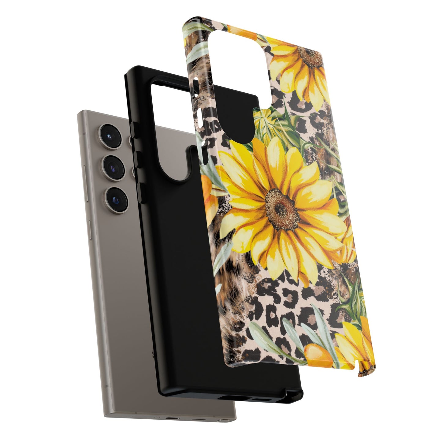 Leopard Sunflower Chic - Samsung Galaxy Series Case