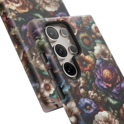 Floral Elegance For Samsung - Protective Dual-Layer Design with Vibrant Full-Wrap Print