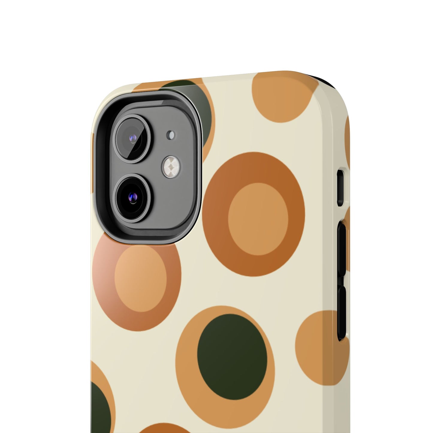 Retro Earthy Circles - iPhone Case