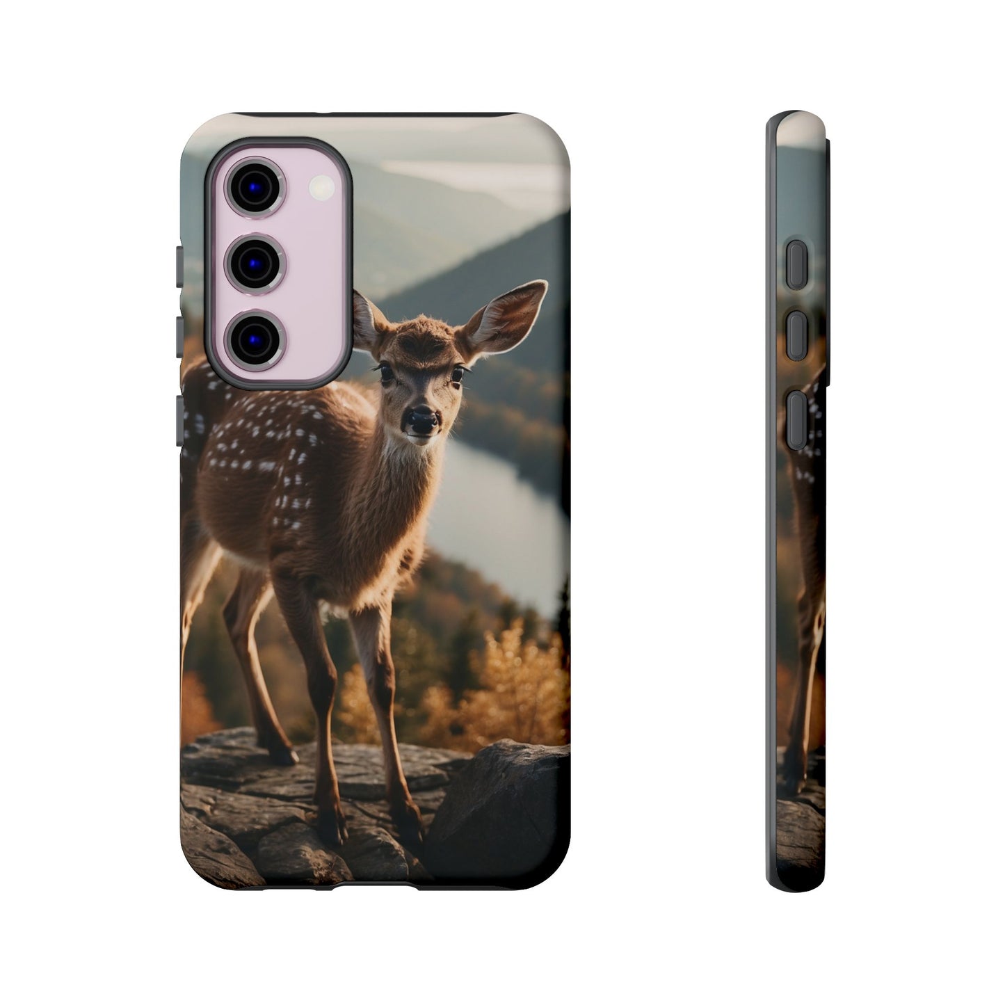 Whimsical Fawn in a Sunlit Forest iPhone Case