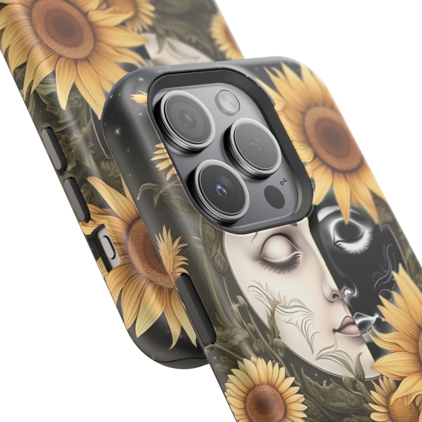 Sunflower Moon and Stars MagSafe Case – Ethereal Art