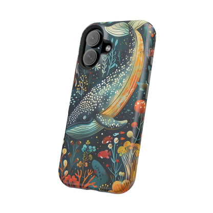 Oceanic Elegance Whale iPhone Case