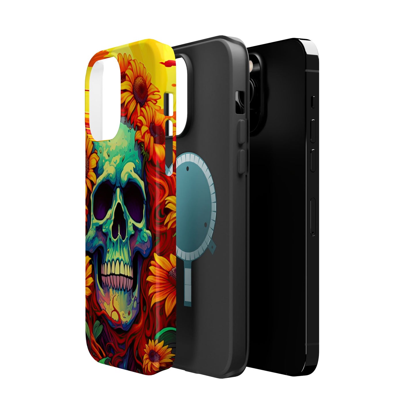 Sun Kissed Skull MagSafe iPhone Case