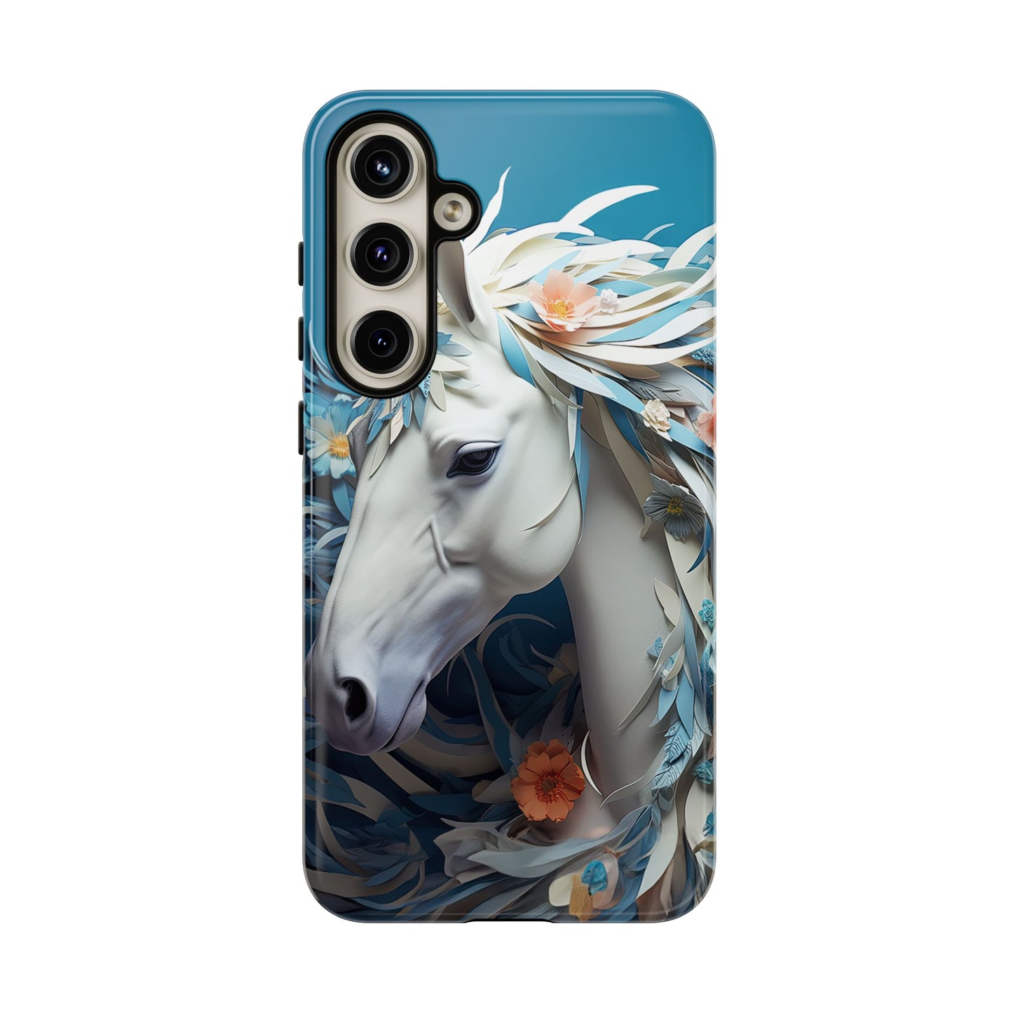 Floral Horse Samsung Galaxy Case