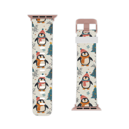  Snowy Christmas Cheer Apple Watch Band