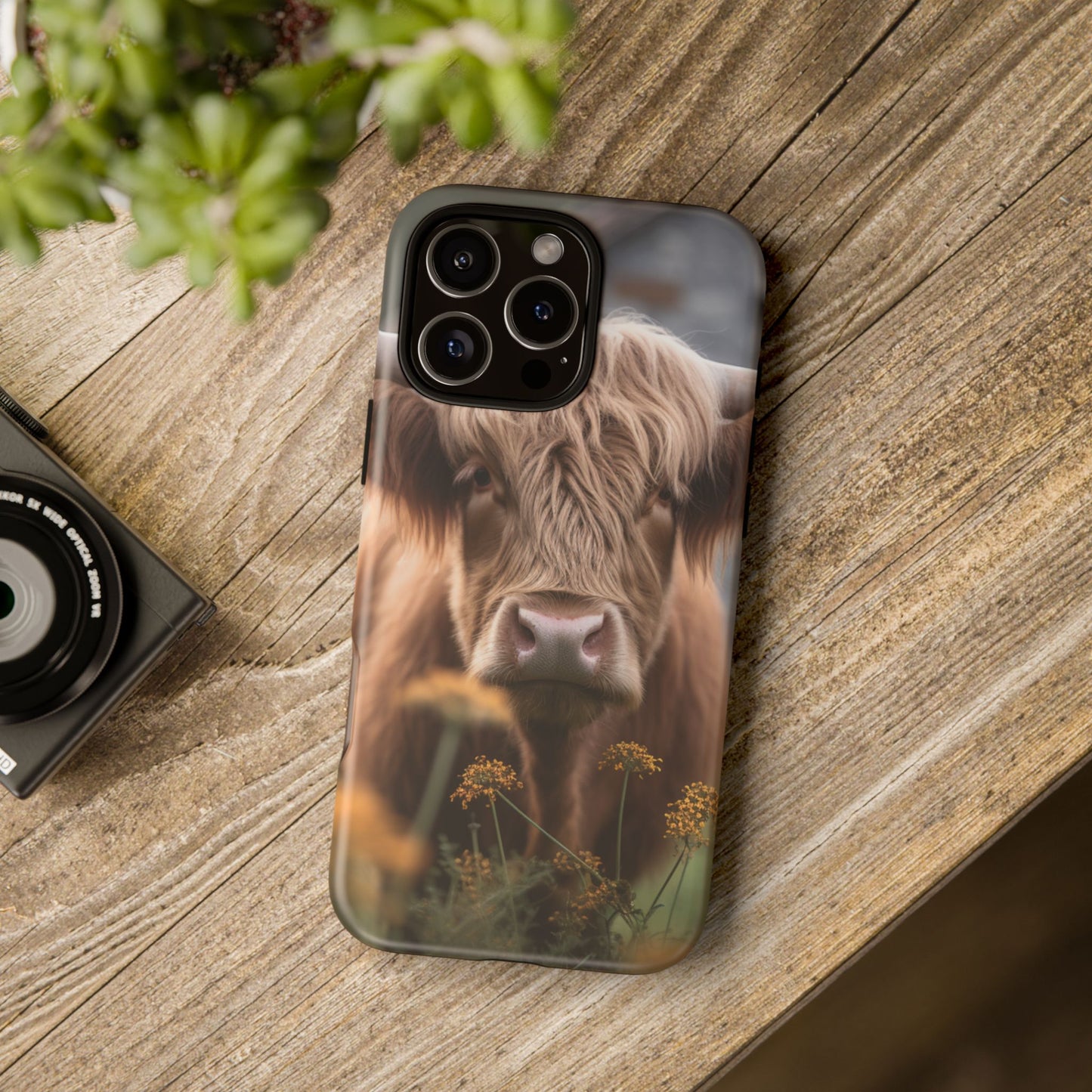 Highland Cow Phone Case | Custom Farmhouse | 10-foot Drop Protection