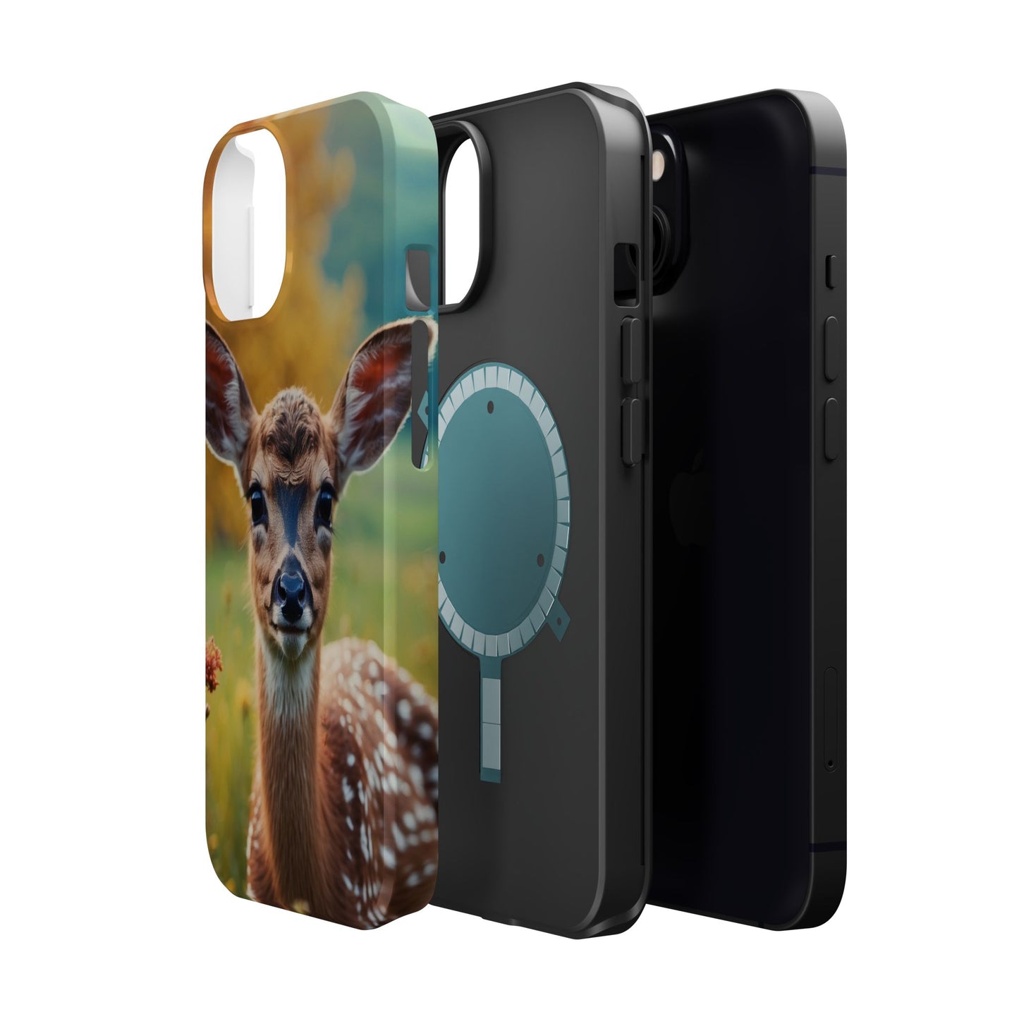 MagSafe-Compatible iPhone Case – Golden Meadow Fawn