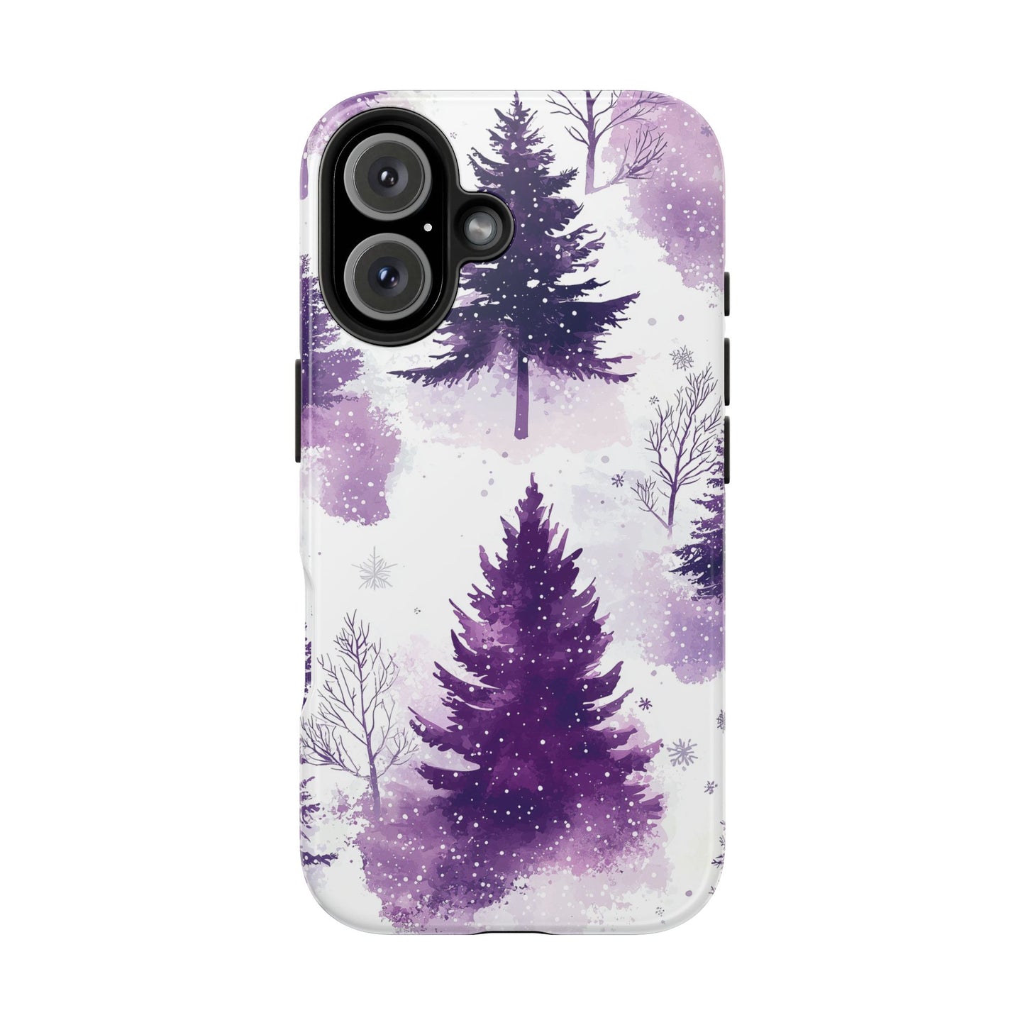 Purple Snowy Forest - iPhone Series Case