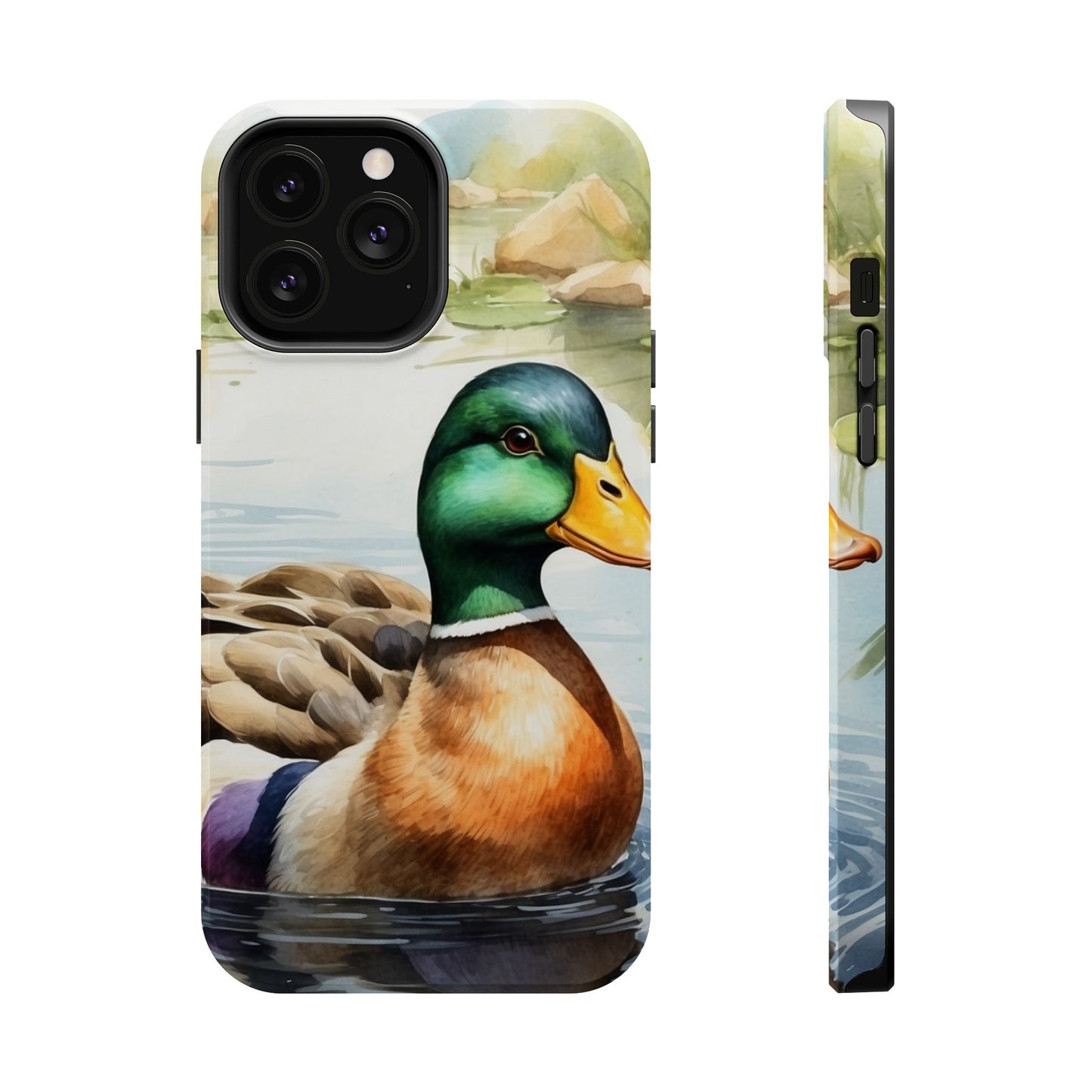 Serene Duck Reflection - MagSafe iPhone Case