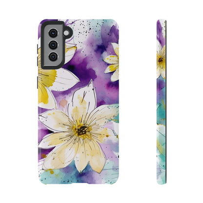 Abstract Floral Watercolor Splash - Samsung Galaxy Series Case