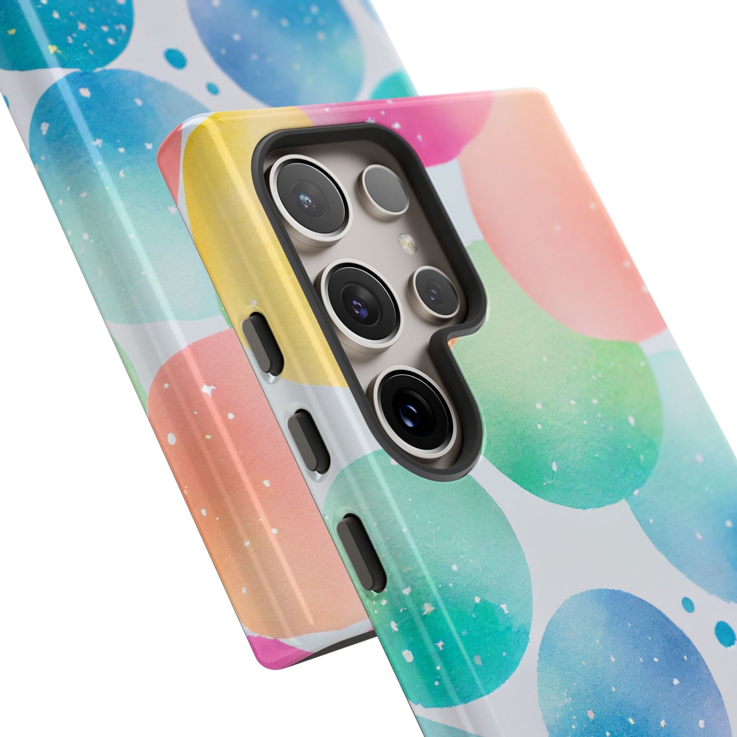 Pastel Galaxy Bubbles Samsung Galaxy Case – Slim Design, Glossy Finish