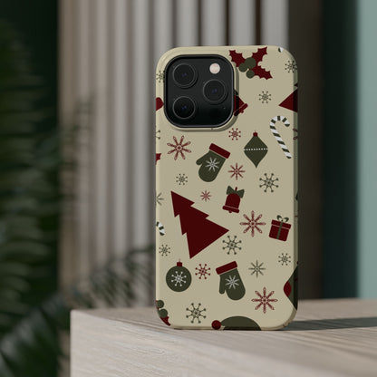 Vintage Holiday Cheer - MagSafe iPhone Series Case