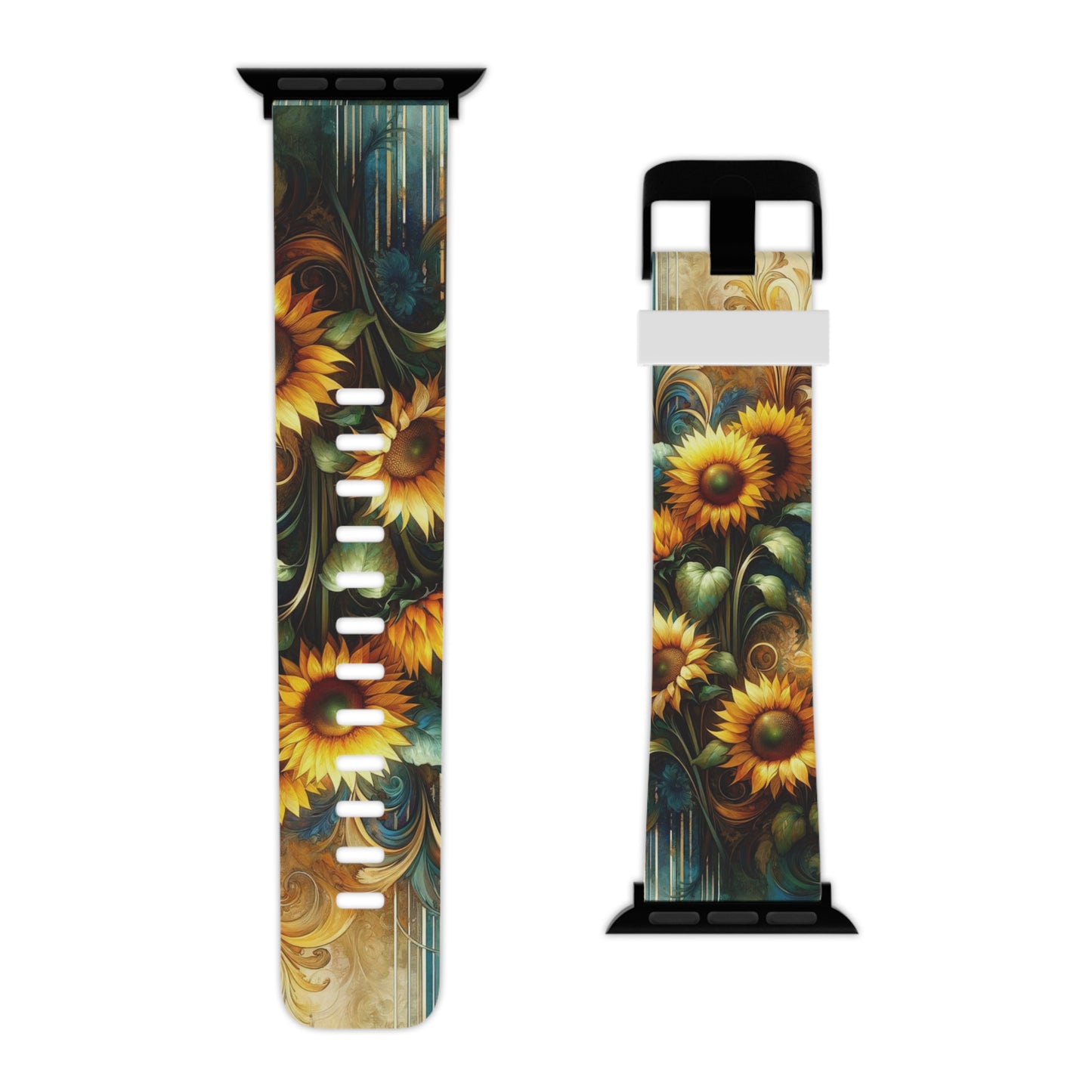 Watercolor Floral Sunflower Apple Watch Band