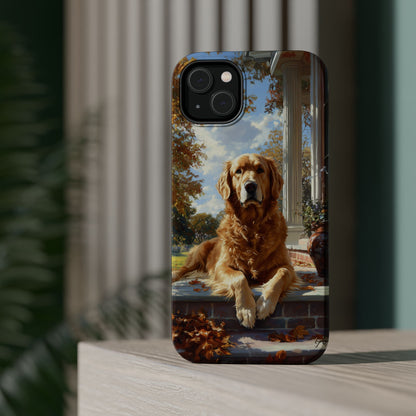 Golden Retriever Autumn Serenity - MagSafe iPhone Series Case