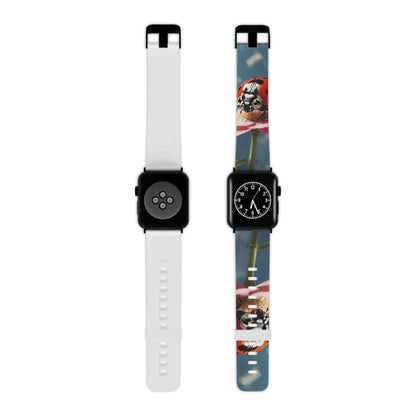 Floral Ladybug Delight Apple Watch Band