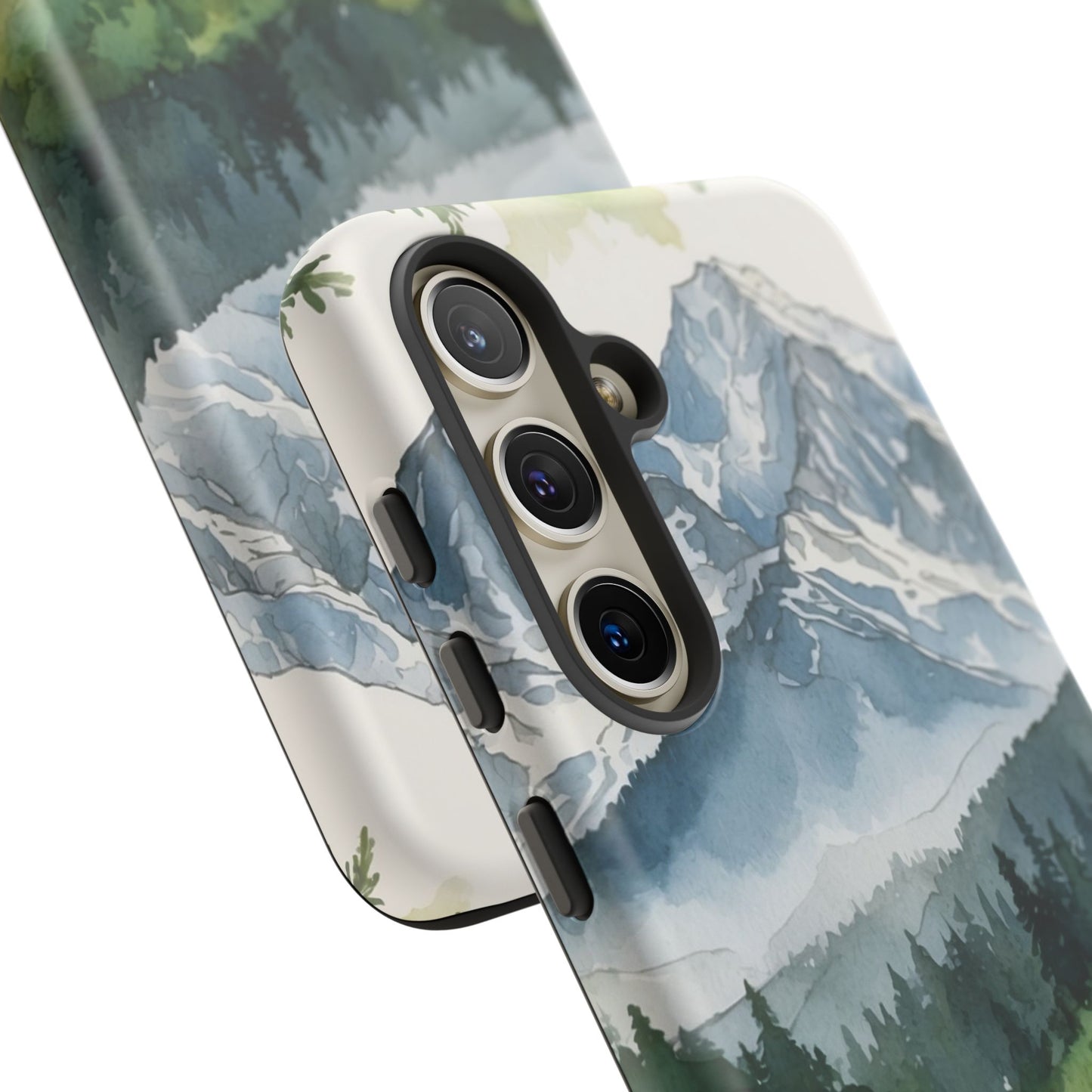 Watercolor Alpine Mountainscape - Samsung Galaxy Case