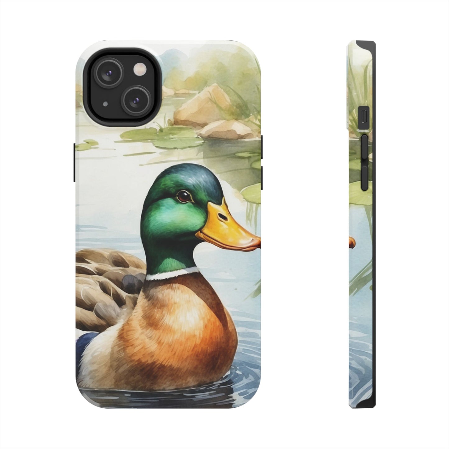 Serene Duck Reflection - iPhone Case