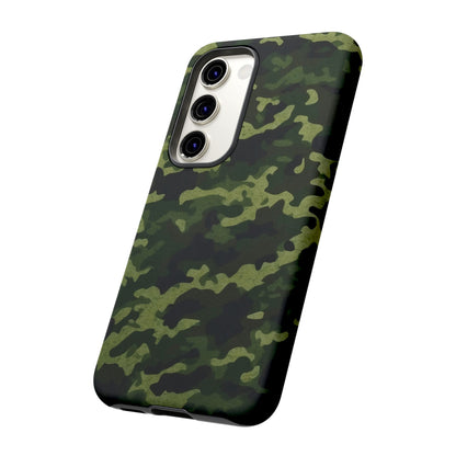 Dark Green Camouflage – Samsung Galaxy Case, Durable and Stylish