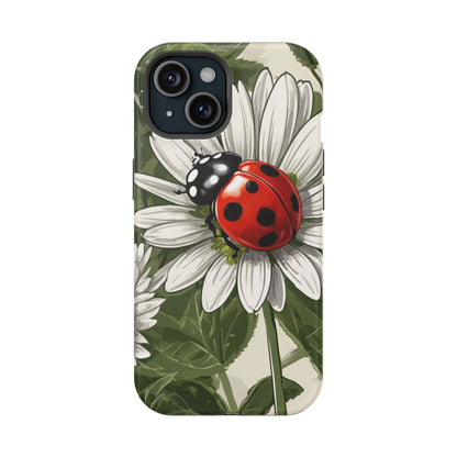 Ladybug & Daisy Garden Charm - MagSafe iPhone Case