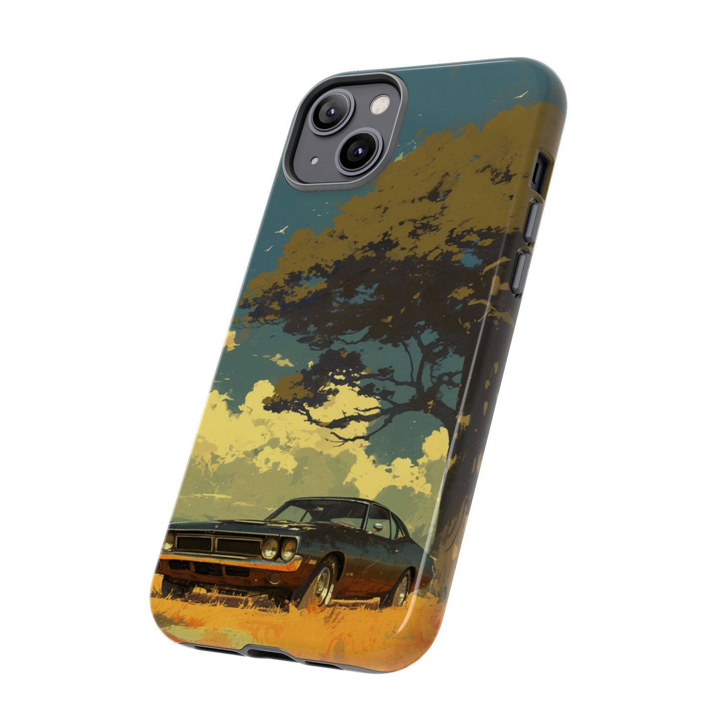 Retro Road Trip Vintage Car iPhone Case