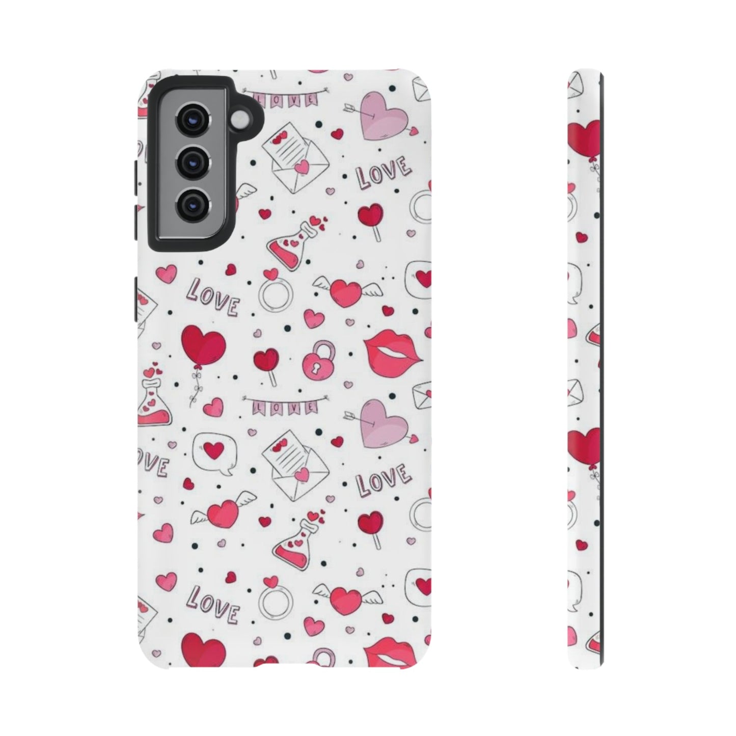 Samsung Galaxy Case: Romantic Love-Inspired Icons Case