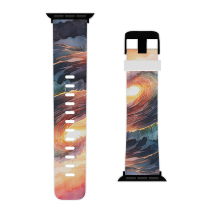 Ocean Sunrise Wave Apple Watch Band